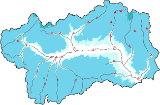 Neige fraîche dans les dernières 24h + données Modello 1 AINEVA (MOD1)