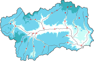 New snow in the last 24h + Modello 1 AINEVA (MOD1) data