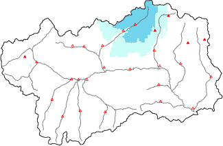 Neige fraîche dans les dernières 24h + données Modello 1 AINEVA (MOD1)