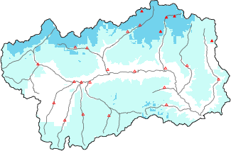 Neve fresca nelle ultime 24h + dati Modello 1 AINEVA (MOD1)