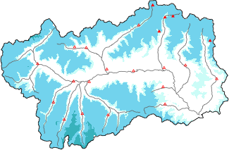 Neige fraîche dans les dernières 24h + données Modello 1 AINEVA (MOD1)