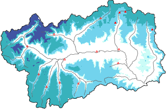 Neve fresca nelle ultime 72h + dati Modello 1 AINEVA (MOD1)