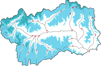 New snow in the last 24h + Modello 1 AINEVA (MOD1) data