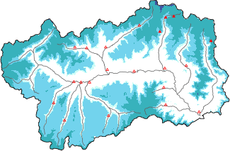 New snow in the last 24h + Modello 1 AINEVA (MOD1) data