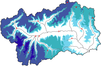 Neve fresca nelle ultime 72h + dati Modello 1 AINEVA (MOD1)