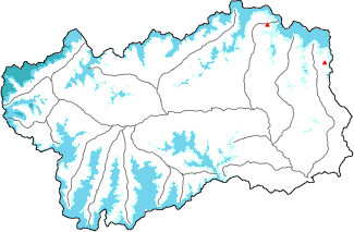 Neve fresca nelle ultime 24h + dati Modello 1 AINEVA (MOD1)