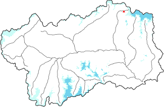 New snow in the last 24h + Modello 1 AINEVA (MOD1) data