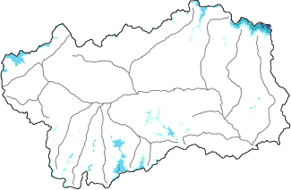 New snow in the last 72h + Modello 1 AINEVA (MOD1) data