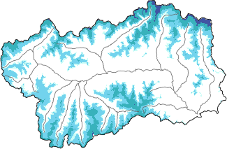 New snow in the last 24h + Modello 1 AINEVA (MOD1) data
