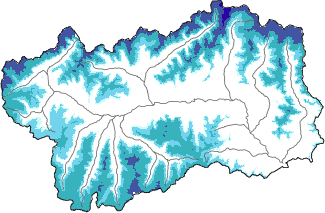 Neve fresca nelle ultime 72h + dati Modello 1 AINEVA (MOD1)
