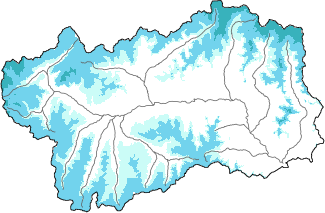 Neve fresca nelle ultime 72h + dati Modello 1 AINEVA (MOD1)