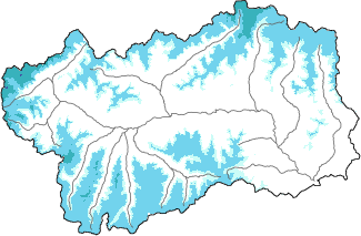 Neige fra&icirc;che dans les derni&egrave;res 72h + donn&eacute;es Modello 1 AINEVA (MOD1)