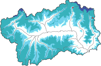 New snow in the last 24h + Modello 1 AINEVA (MOD1) data