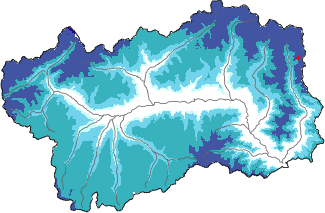 New snow in the last 72h + Modello 1 AINEVA (MOD1) data
