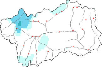 Neige fra&icirc;che dans les derni&egrave;res 72h + donn&eacute;es Modello 1 AINEVA (MOD1)