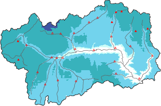 Neige fra&icirc;che dans les derni&egrave;res 24h + donn&eacute;es Modello 1 AINEVA (MOD1)