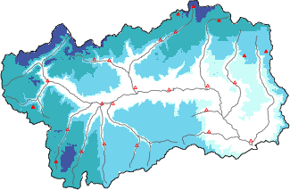 Neve fresca nelle ultime 72h + dati Modello 1 AINEVA (MOD1)