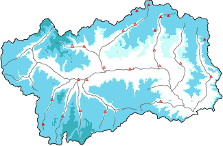Neve fresca nelle ultime 24h + dati Modello 1 AINEVA (MOD1)
