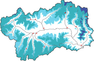 Neve fresca nelle ultime 24h + dati Modello 1 AINEVA (MOD1)
