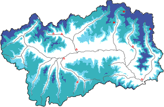 Neve fresca nelle ultime 72h + dati Modello 1 AINEVA (MOD1)