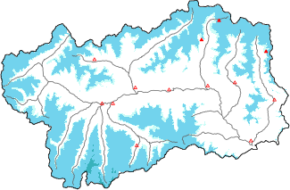 Neve fresca nelle ultime 24h + dati Modello 1 AINEVA (MOD1)