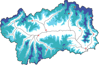 Neve fresca nelle ultime 72h + dati Modello 1 AINEVA (MOD1)