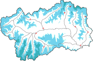 Neve fresca nelle ultime 72h + dati Modello 1 AINEVA (MOD1)