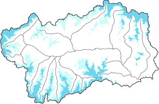 Neve fresca nelle ultime 24h + dati Modello 1 AINEVA (MOD1)