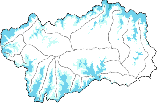 Neve fresca nelle ultime 72h + dati Modello 1 AINEVA (MOD1)