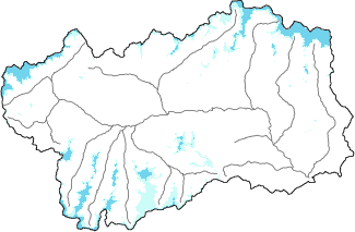 New snow in the last 24h + Modello 1 AINEVA (MOD1) data