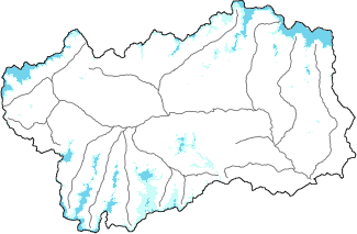 New snow in the last 72h + Modello 1 AINEVA (MOD1) data