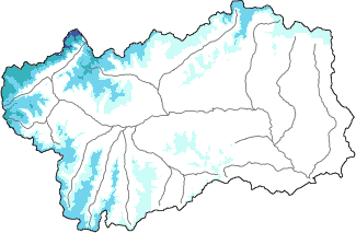Neve fresca nelle ultime 72h + dati Modello 1 AINEVA (MOD1)