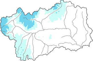 Neve fresca nelle ultime 24h + dati Modello 1 AINEVA (MOD1)