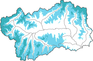 Neve fresca nelle ultime 24h + dati Modello 1 AINEVA (MOD1)