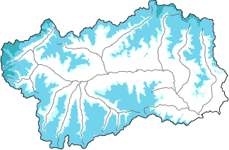 Neve fresca nelle ultime 24h + dati Modello 1 AINEVA (MOD1)