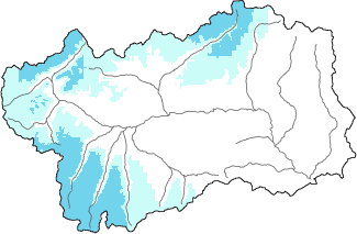 Neve fresca nelle ultime 24h + dati Modello 1 AINEVA (MOD1)