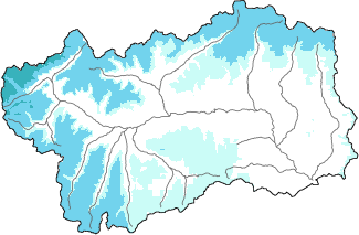 Neve fresca nelle ultime 24h + dati Modello 1 AINEVA (MOD1)