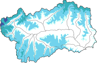 Neve fresca nelle ultime 72h + dati Modello 1 AINEVA (MOD1)