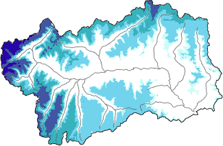 Neve fresca nelle ultime 24h + dati Modello 1 AINEVA (MOD1)