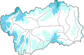 Neve fresca nelle ultime 24h + dati Modello 1 AINEVA (MOD1)