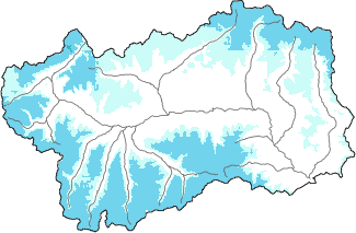 Neve fresca nelle ultime 24h + dati Modello 1 AINEVA (MOD1)