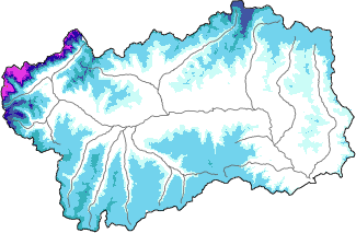 Neve fresca nelle ultime 72h + dati Modello 1 AINEVA (MOD1)