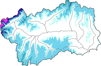 Neve fresca nelle ultime 72h + dati Modello 1 AINEVA (MOD1)