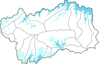 Neve fresca nelle ultime 24h + dati Modello 1 AINEVA (MOD1)