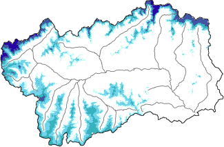 Neve fresca nelle ultime 24h + dati Modello 1 AINEVA (MOD1)