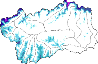 Neve fresca nelle ultime 72h + dati Modello 1 AINEVA (MOD1)