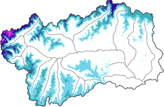 Neve fresca nelle ultime 72h + dati Modello 1 AINEVA (MOD1)