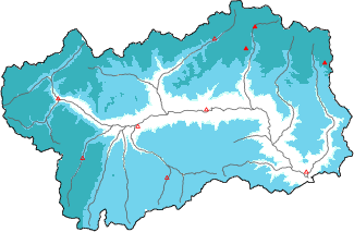 Neige fra&icirc;che dans les derni&egrave;res 24h + donn&eacute;es Modello 1 AINEVA (MOD1)