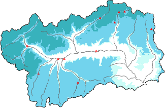 New snow in the last 24h + Modello 1 AINEVA (MOD1) data