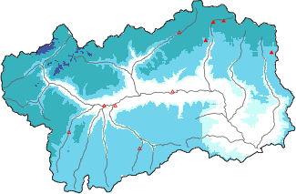 New snow in the last 72h + Modello 1 AINEVA (MOD1) data